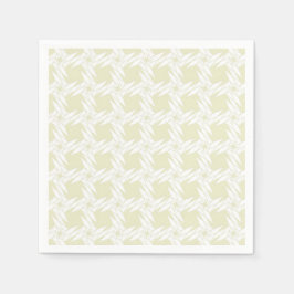 Serviette En Papier Abstrait jaune