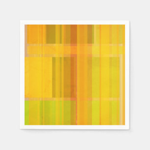 Serviette En Papier Abstrait moderne Couleurs d'agrumes colorées