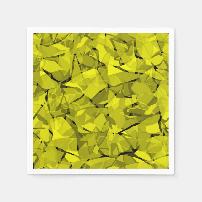 Serviette En Papier Abstrait mosaïque moderne en cristal mosaïque moti (Devant)