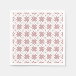 Serviette En Papier Abstrait rose