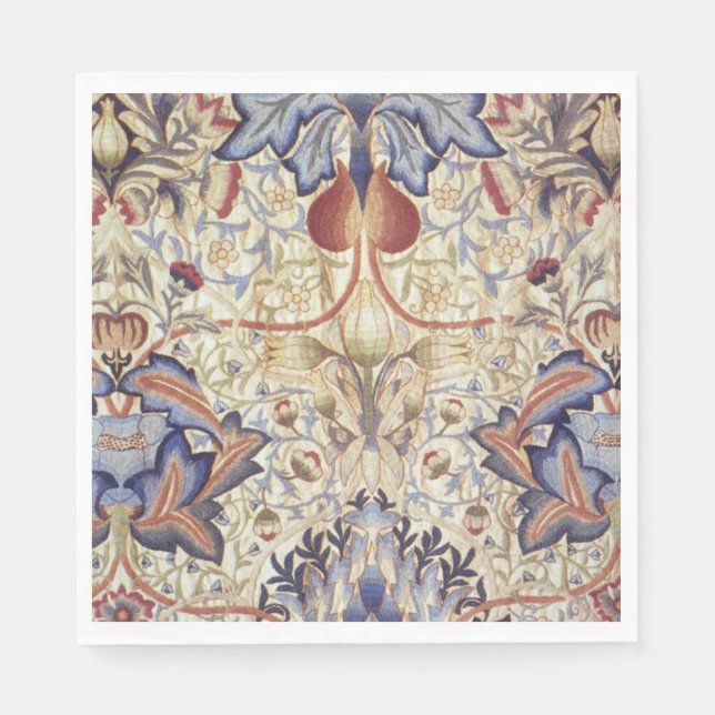 Serviette En Papier Acanthus (par William Morris) (Devant)