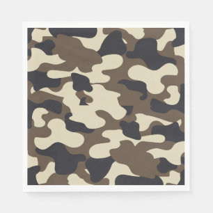 Serviette En Papier Accessoires Camouflage