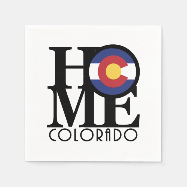 Serviette En Papier ACCUEIL Colorado (Devant)