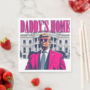 Serviette En Papier Accueil de papa Trump Whitehouse