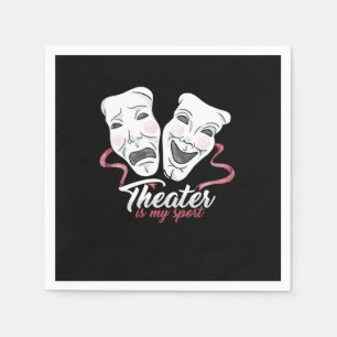 Serviette En Papier Acteurs dramatiques Actrice Théâtre de Broadway Fi