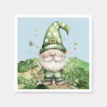 Adorable Green St. Patrick's Day Gnomes