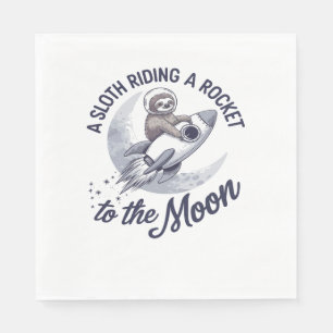 Serviette En Papier Adorable Parcours d'astronaute