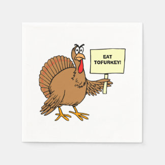 Serviette En Papier Adulte Thanksgiving Humour Tofurkey Joke