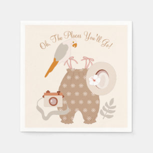 Serviette En Papier Adventure Await Little Boho Baby Clothes Douche