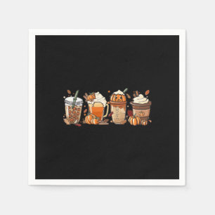 Serviette En Papier Affaire Coffee, Autumn Thanksgivi