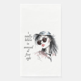 Serviette En Papier Agacé au premier regard