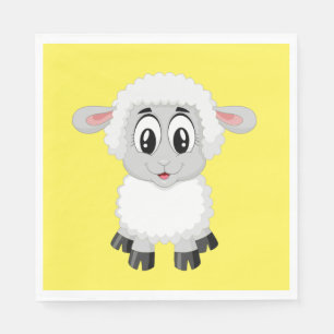 Serviette en papier 'Agneau'