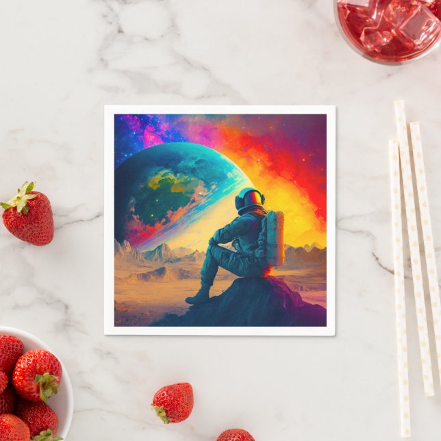 Serviette En Papier Ai Astronaut (En situation)