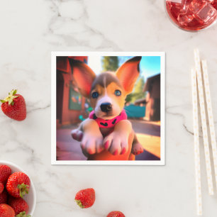 Serviette En Papier Ai Puppy