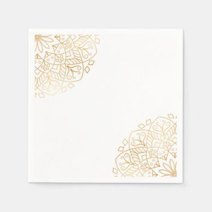 Serviette En Papier Aïd Moubarak Golden Mandala