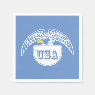 Serviette En Papier Aigle blanc américain