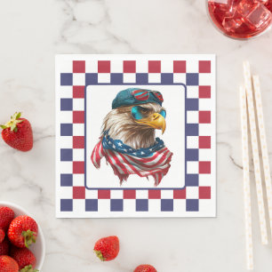 Serviette En Papier Aigle Moderne Américain