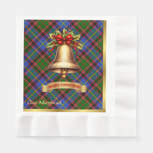 Serviette En Papier Aikenhead Tartan personnalisé Noël
