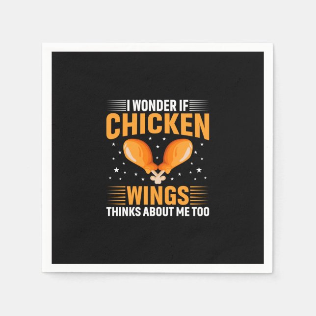 Serviette En Papier Aile de poulet (Devant)