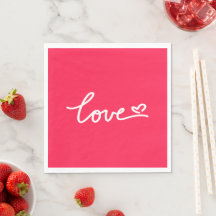 Aimer texte blanc sur rose