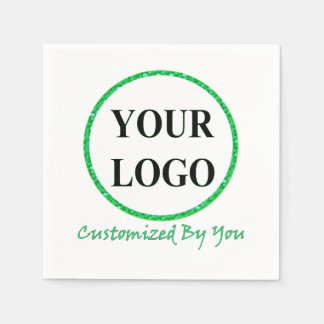 SERVIETTE EN PAPIER AJOUTER VOTRE LOGO ICI