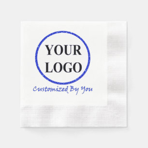 SERVIETTE EN PAPIER AJOUTER VOTRE LOGO ICI