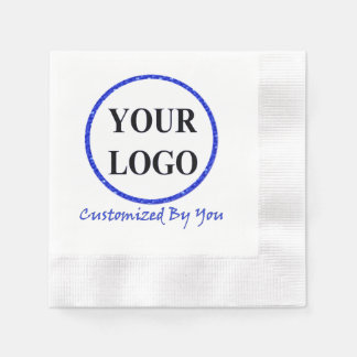 SERVIETTE EN PAPIER AJOUTER VOTRE LOGO ICI