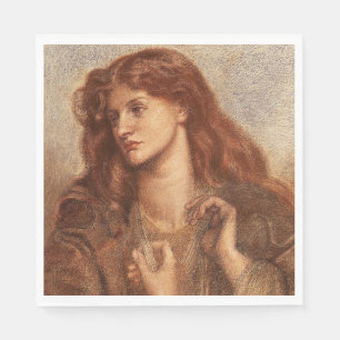 Serviette En Papier Alexa Wilding (Élégante Jeune Dame Aux Cheveux Rou