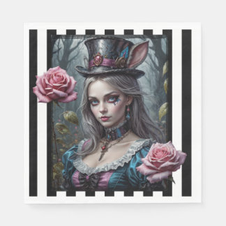 Serviette En Papier Alice au pays des merveilles