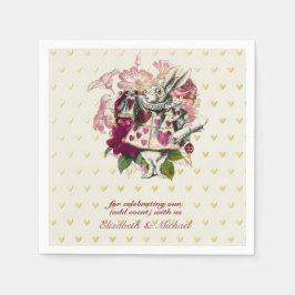 Serviette En Papier Alice Au Pays Des Merveilles Mad Hatter Tea Party 