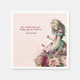 Serviette En Papier Alice Au Pays Des Merveilles Mad Hatter Tea Party 