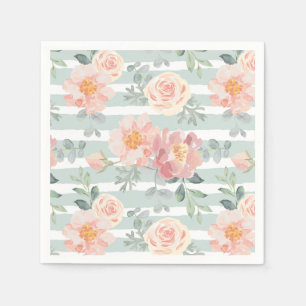 Serviette En Papier Alicia Rose Motif de bande
