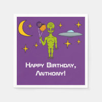 Alien spatial avec Balloons Planet Anniversaire