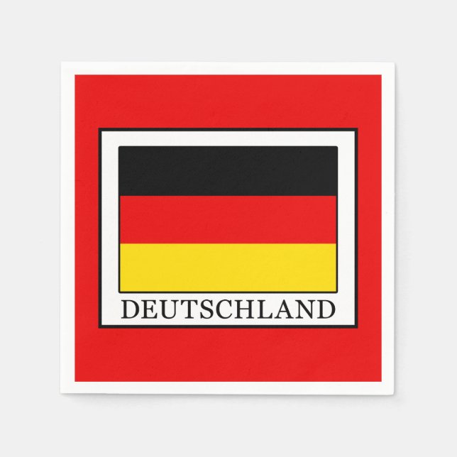 Serviette En Papier Allemagne (Devant)
