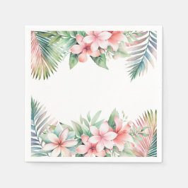 Serviette En Papier Aloha Luau Tropical Adulte Anniversaire