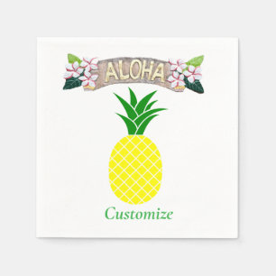 Serviette En Papier Aloha Pineapple Thunder_Cove