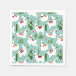 Serviette En Papier Alpaca/Llama