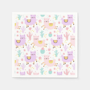 Serviette En Papier Alpaca/Llama