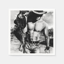 Alpha Homme Russe Cool Western Cowboy Papier