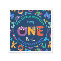Alphabet Monstres 1er anniversaire Notre petit mon