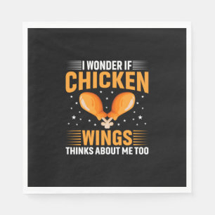 Serviette En Papier Amateur de Poulet Aile de Poulet