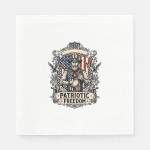 Serviette En Papier Amateur de Sauce Piquante Patriotique