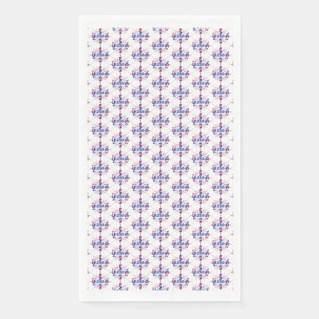 Serviette En Papier America’s 250th anniversary (Devant)