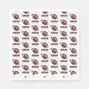 Serviette En Papier American Football Gridiron Ball fête d'anniversair