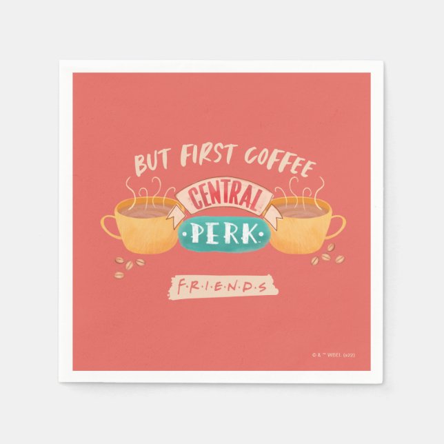 Serviette En Papier AMIS™ | Mais Premier Café - Central Perk (Devant)