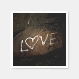 SERVIETTE EN PAPIER AMOUR