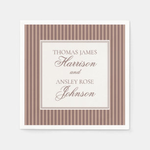 Serviette En Papier Amour de Martini Espresso Mariage Café