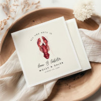 Amour et homard Fruits de mer Dîner de répétition 