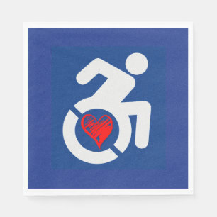 Serviette En Papier Amour Handicap