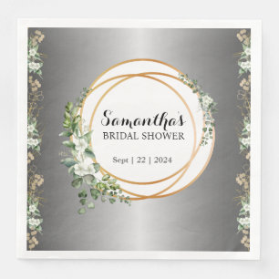 Serviette En Papier Amour radiant : Mariage inoubliable